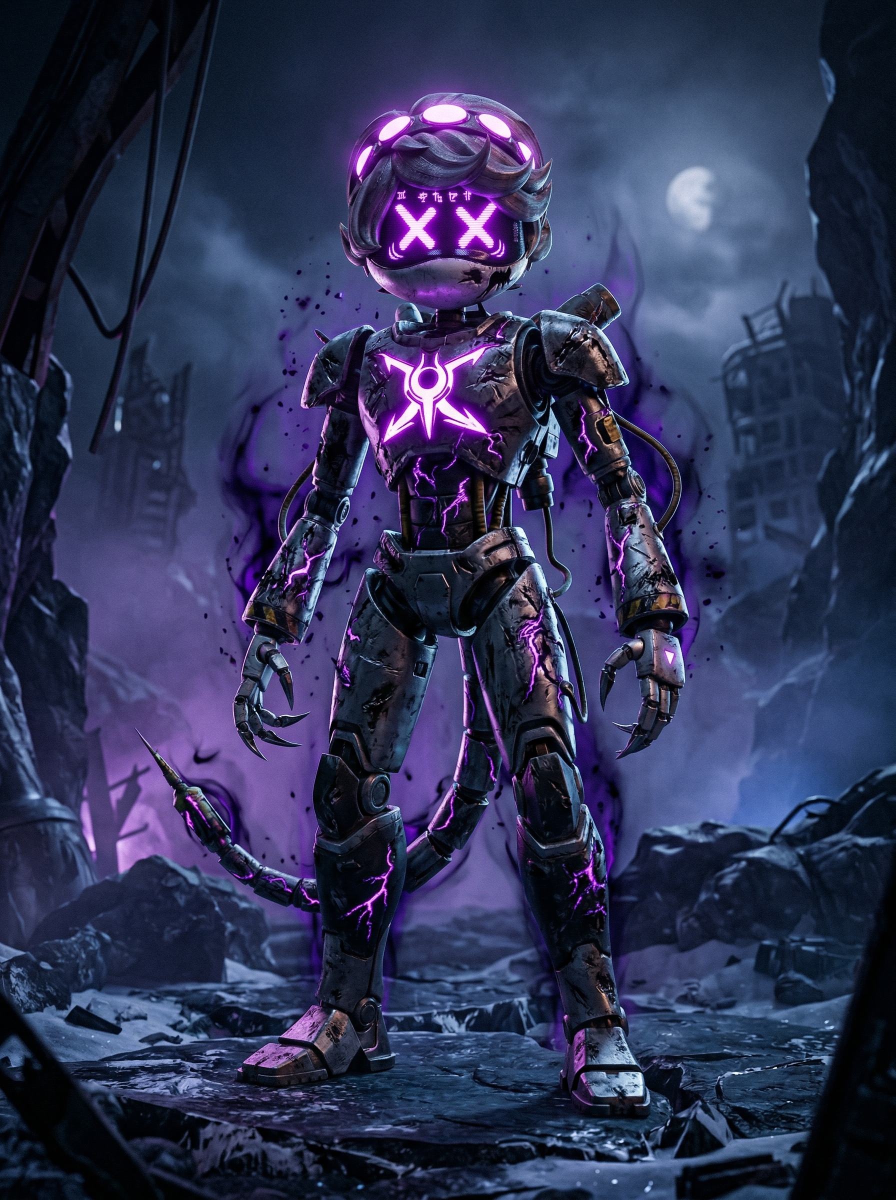 Solver Drone 3D - Murder Drones OC example